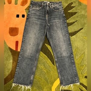 Topshop straight crop jeans W28 L32